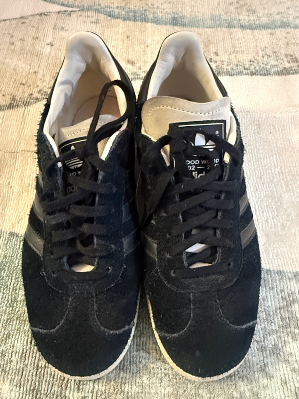 adidas Black Suede Madness Mayhem Wood Wood Norrebro sneakers Men’s US 5, UK 4.5